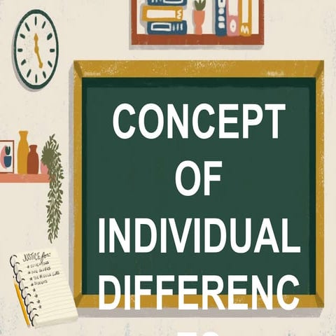 Concept of individual differences 