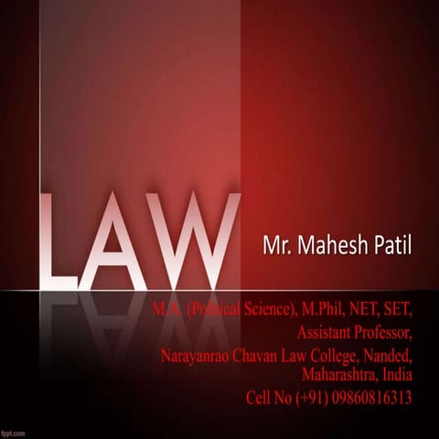 Concept of law