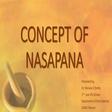 CONCEPT OF NASAPANA