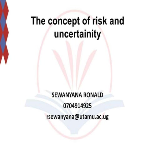 CONCEPT OF RISK AND UNCERTAINITY.pptx