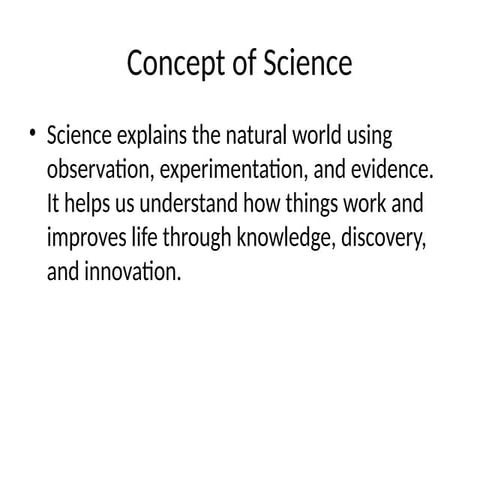 Understanding Science: Concepts, Methods, and Importance for Innovation ...