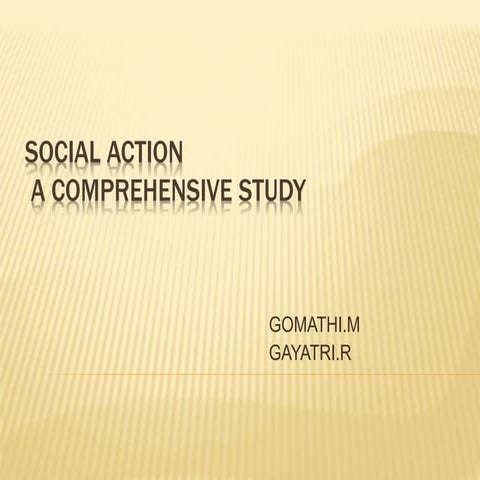 Concept of social action