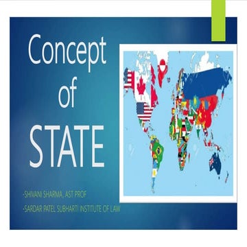 Concept of state, recognition and jurisdiction