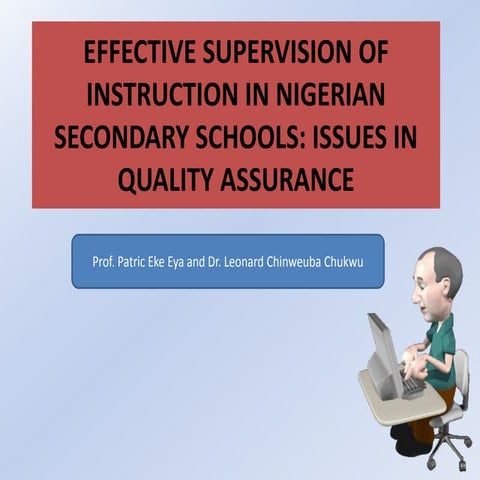 Concept of supervision