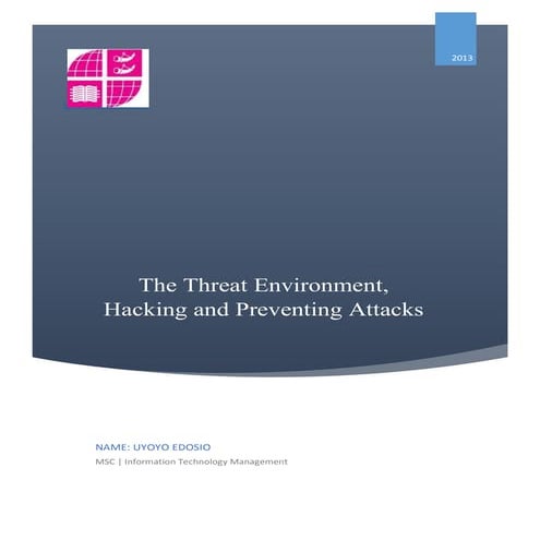 Ethical hacking | PPTX