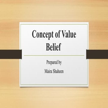 FON-2 Concept of Value Belief LECTURE2.pptx