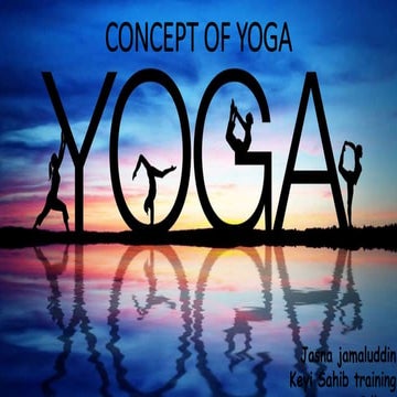 Concept of Yoga