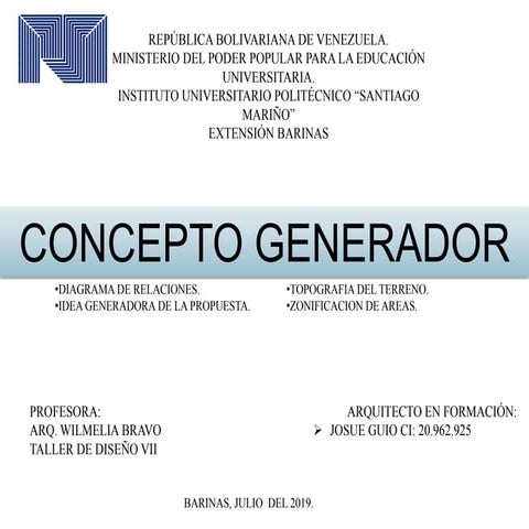 Concepto generador del hotel