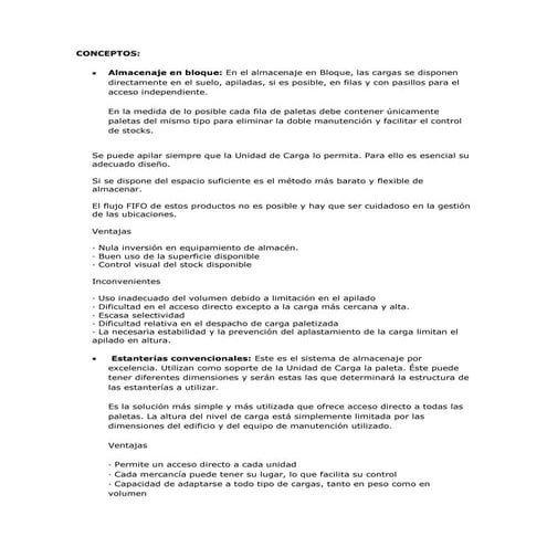 Formas de acomodo en almacen | PPTX