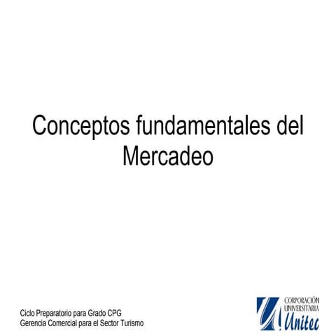 Conceptos Fundamentales Del Mercadeo2