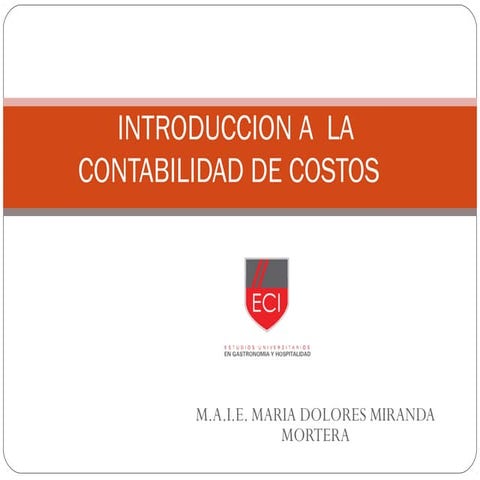 Conceptos basicos de costos
