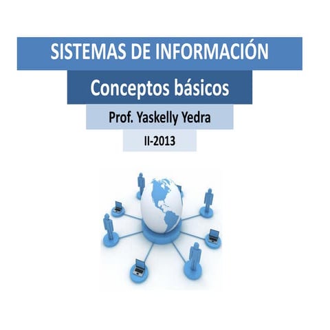Conceptos básicos sobre sistemas de información 