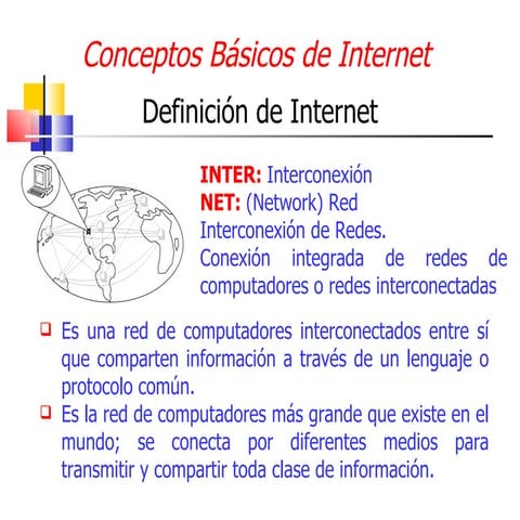 Conceptos basicos de internet | PPTX