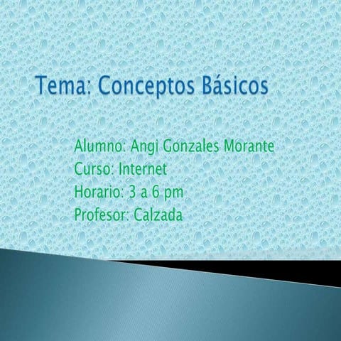 Conceptos BASICOS DEL INTERNET | PPTX