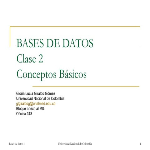 Conceptos basicos(base de datos)