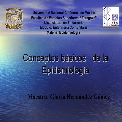 Conceptos basicos de epidemiología