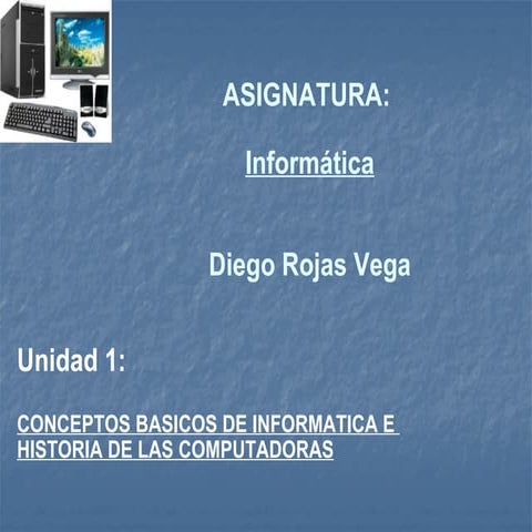 Separata N° 01: Computación e Informatica | PDF