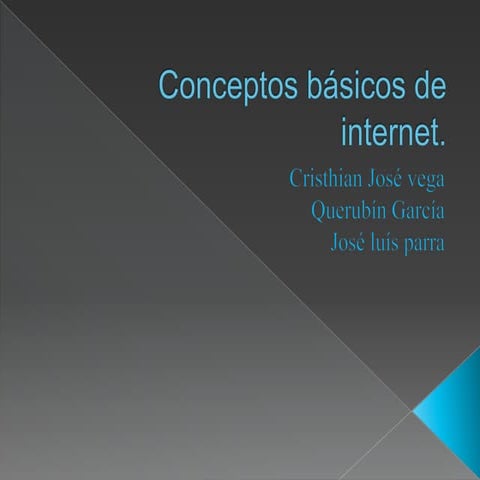 Conceptos basicos de internet | PPTX