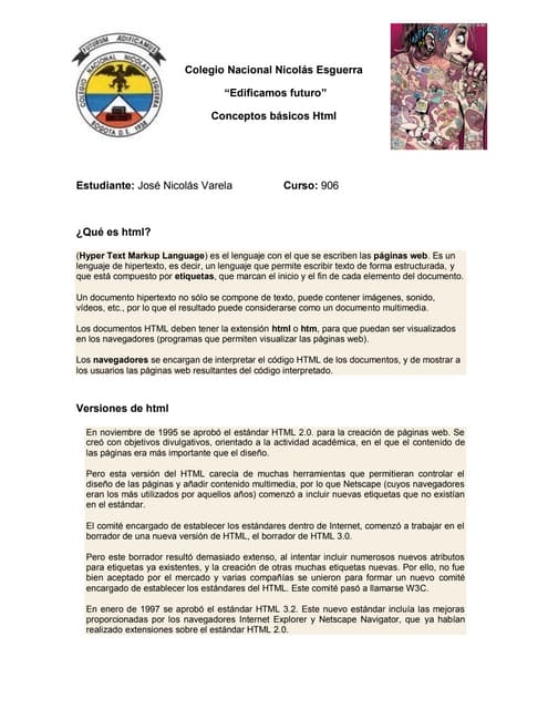 Conceptos basicos html