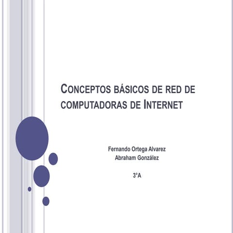 Conceptos básicos de Internet 