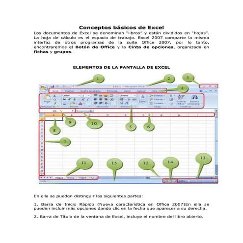 Conceptos básicos de excel parte 1