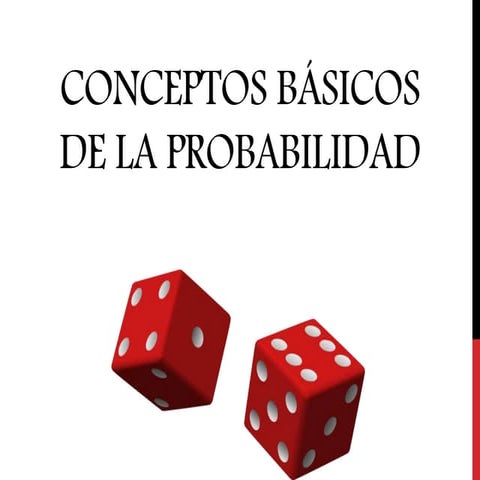Conceptos básicos de la probabilidad