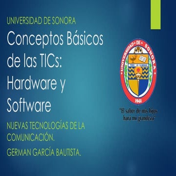 Conceptos Básicos de las TICs Hardware y Software.pptx