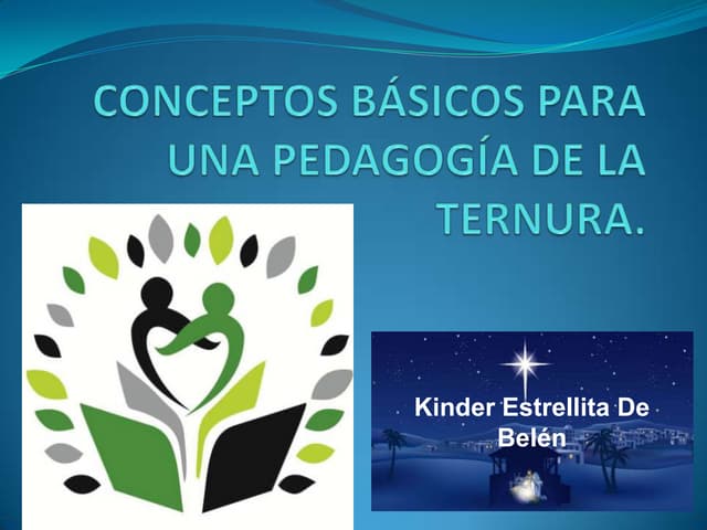Conceptos básicos para una pedagogí...