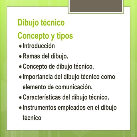 Conceptos básicos sobre dibujo técnico