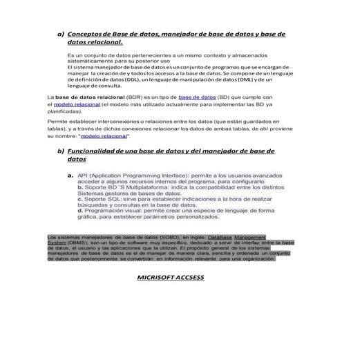 Conceptos de base de datos