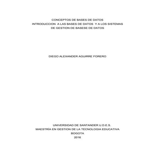 Conceptos de bases de datos