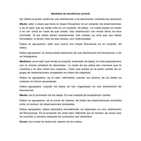 Conceptos de estadistica descriptiva