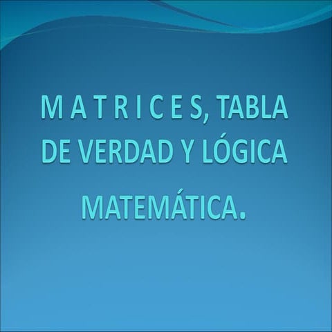 Conceptos De Matriz