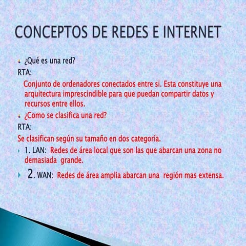 Conceptos de redes e internet
