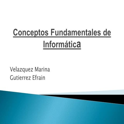 Conceptos fundamentales de informática 2017