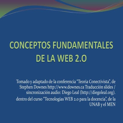 Conceptos Fundamentales De La Web 2