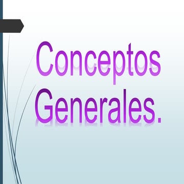 Conceptos generales