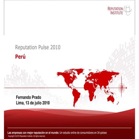 Reputacion corporativa: Conceptos generales