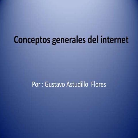 Conceptos basicos de internet | PPT