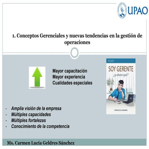 Conceptos generales y nuevas tendencias