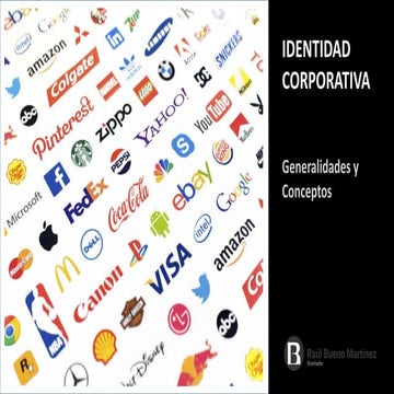 IDENTIDAD CORPORATIVA - CONCEPTOS Y GENERALIDADES