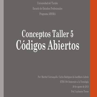 Conceptos taller 5