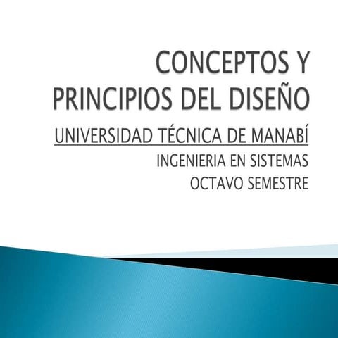 Conceptos y principios de diseño
