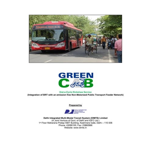 Concept Paper - GreenCAB 