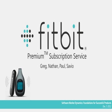Fitbit Premium Digital Health Tracking Subscription Service