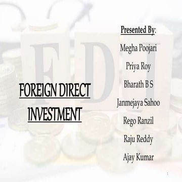 Foreign Investment | PPTX
