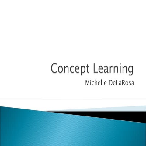 Concept Learning | PPT