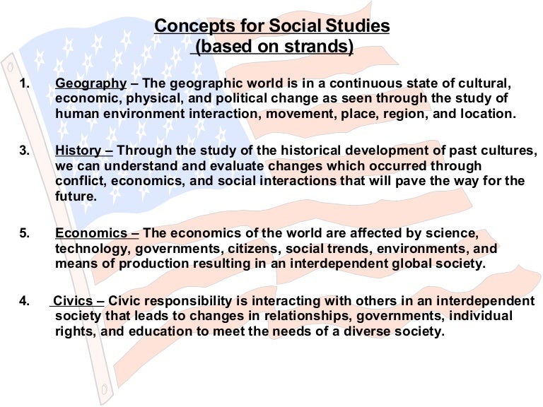Concepts For Social Studies