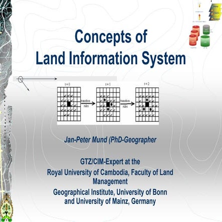 Concepts Of Land Information Systems Rua 2006