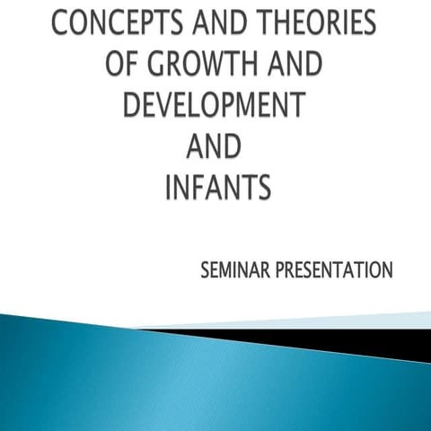 Concepts and theories growth and development and infancy
